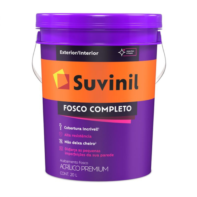 Tinta Fosco Completo Branco Neve 20L Suvinil