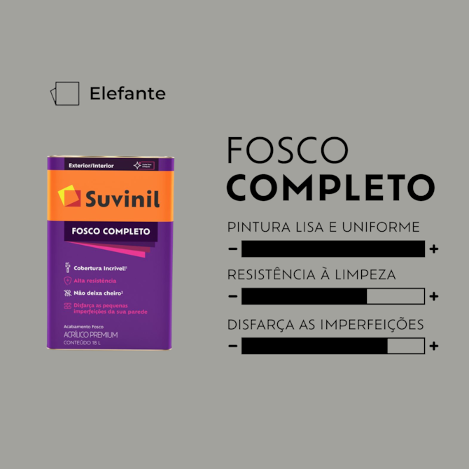 Tinta Fosco Completo Elefante 18L Suvinil