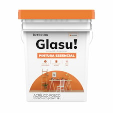 Tinta Pintura Essencial Gelo 18L Glasu