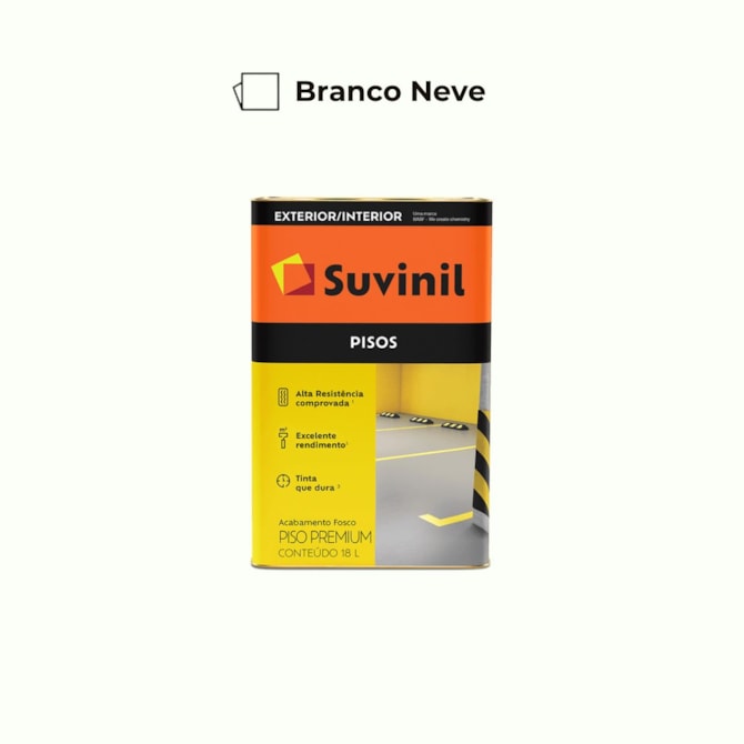 Tinta Piso Branco 18L Suvinil