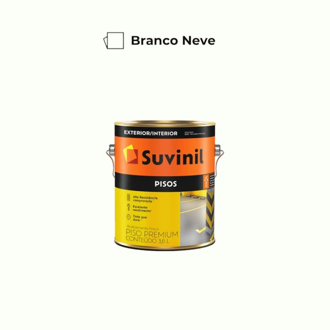 Tinta Piso Branco 3,6L Suvinil