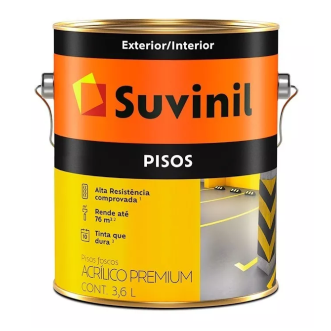 Tinta Piso Vermelho Demarcação 3,6L Suvinil