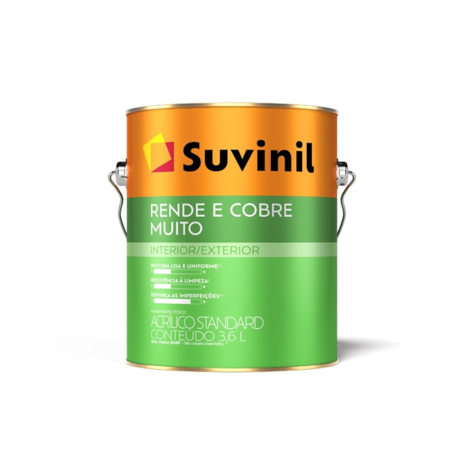 Tinta Rende & Cobre Muito 3,6l Gelo Suvinil