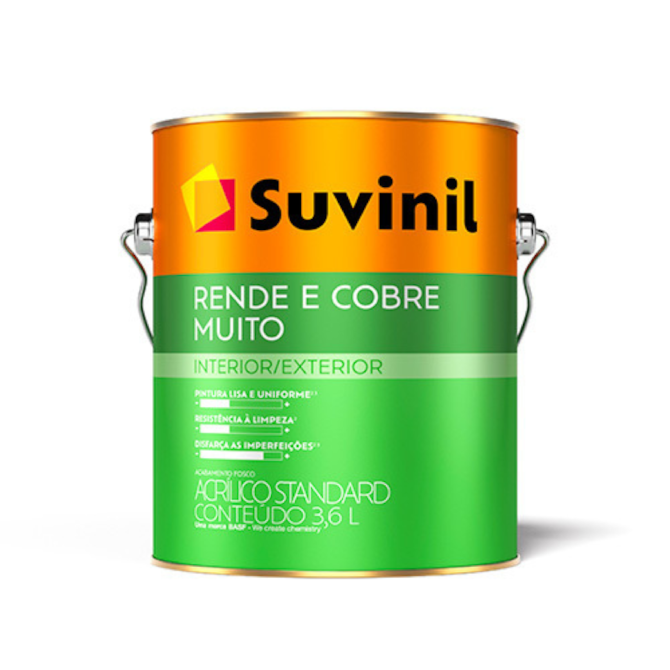 Tinta Rende & Cobre Muito Cromo Suave 3,6L Suvinil