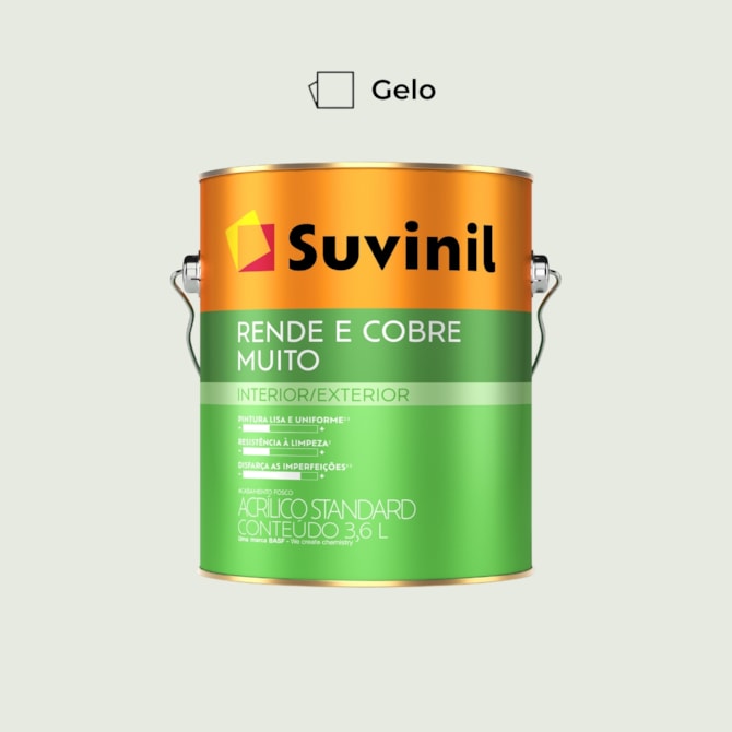 Tinta Rende & Cobre Muito Gelo 3,6L Suvinil