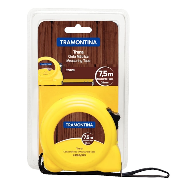 TRENA C/ FITA DE AÇO E FREIO SIMPLES 7,5M MASTER TRAMONTINA