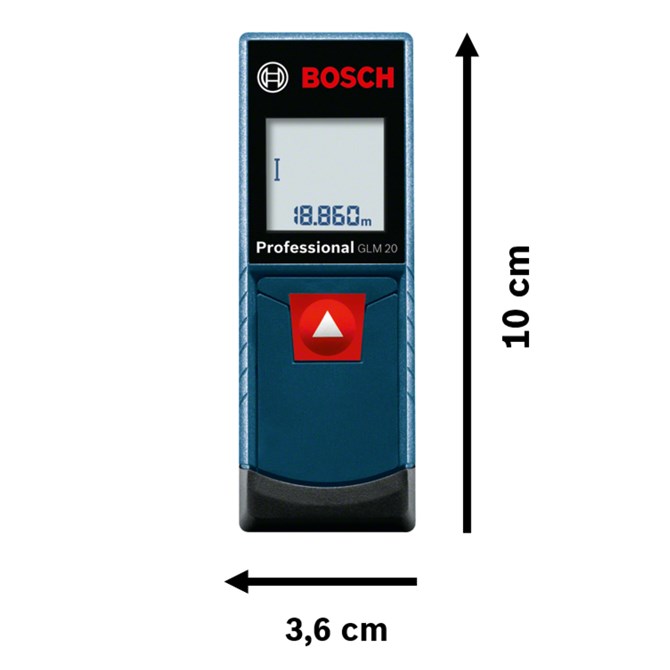 Trena Laser GLM 20 alcance 20m Bosch