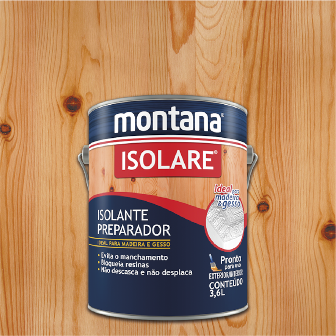 VERNIZ ISOLANTE ISOLARE ISOLANTE PREPARADOR 3,6L MONTANA