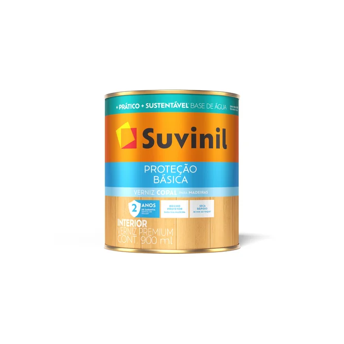 Verniz Proteção Básica Natural Brilhante 0,9L Suvinil