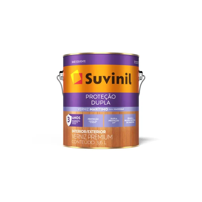 Verniz Proteção Dupla Natural Acetinado 3,6L Suvinil