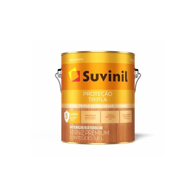 Verniz Proteção Tripla Imbuia Brilhante Solv 3,6L Suvinil