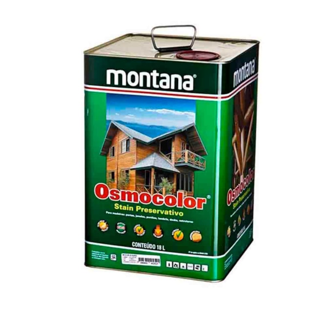 VERNIZ STAIN OSMOCOLOR TRANSPARENTE 18L MONTANA