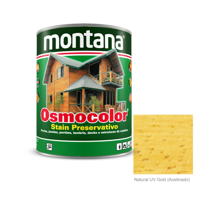 VERNIZ STAIN OSMOCOLOR UV GOLD NATURAL 3,6L MONTANA